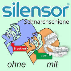 SilensorDeluxe - Die individuell vom Labor angepasste Schnarcherschiene. Schnarchfrei in 24 Stunden. Oder Geld zurueck!