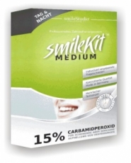 smileKit MEDIUM standard: Professionelles Homebleaching wie beim Zahnarzt, aber guenstig! Weltweit!
