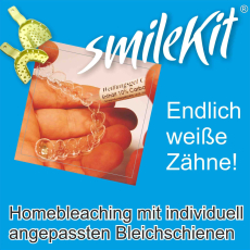 smileKit MEDIUM standard: Professionelles Homebleaching wie beim Zahnarzt, aber guenstig! Weltweit!