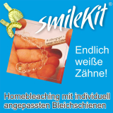 smileKit FORTE basic: Professionelles Homebleaching wie beim Zahnarzt, aber guenstig! Weltweit!