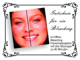 In-Office-Bleaching im Studio mit 3 Einzelsitzungen. Zahnaufhellung wie beim Zahnarzt, aber guenstig!